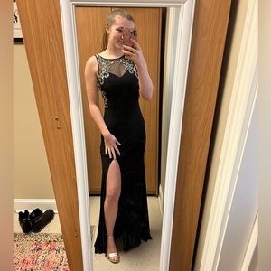 Black formal dress size 1